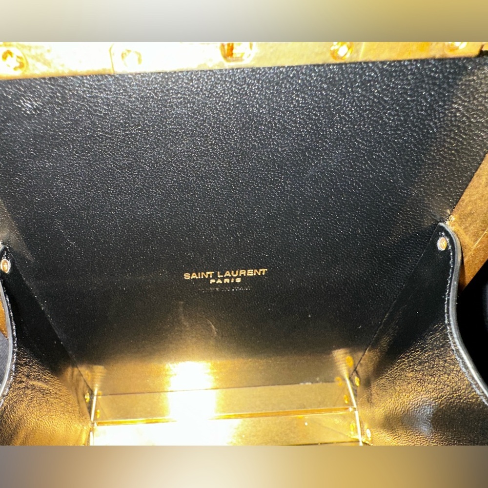 Saint Laurent Marble Pattern Tuxedo Box Bag - Picture 11 of 16